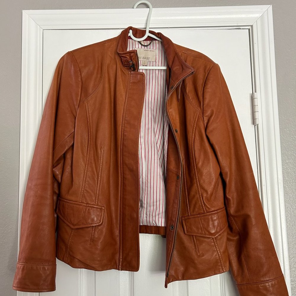 Banana Republic Heritage Leather Jacket